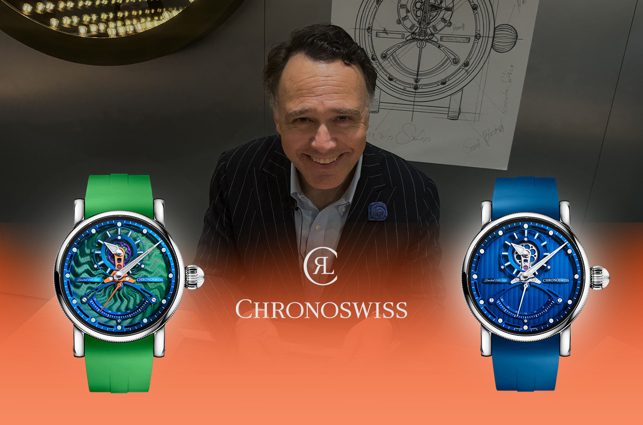 Oliver Ebstein CEO ChronoSwiss Introducing the ReSec collection